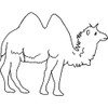 'Camel' Rubber Stamp - Unmounted Design for Crafting & Scrapbooking,