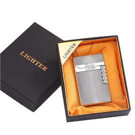 Lighters Soft Flame Lighter Traditional Flame Cigar Lighter with Adjustable Flame Dial Vertical Ignition Roller Good for Gift Outdoor Camping Hiking Fishing Grill Adventure Candle