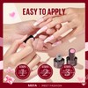 MEFA MEFA Gel Nail Polish Set, 12 Colors Burgundy Red
