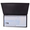 MARSHAL Checkbook Cover Holder Super Slim Plain Mens Womens Genuine