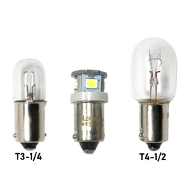 1495, 313 28-Volt Miniature Bayonet Bulb High Output LED Replacement | Ba9s Base | Bulb Shape: T4-1/2 | Replaces Bulb Numbers: 1495 313 1495X 1820 1829 1864 757 1437 1843 1819 1873