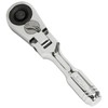 SK11 SRH2CSF Compact Stubby Flex Ratchet Handle, 0.25 inch (6.35
