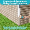 Chiligent Aluminum Siding Corners, 15.8" x 3.4" Siding Corner Protectors,
