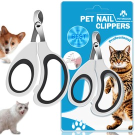 PETMGCOO Cats & Dogs Pets Nail Clippers & Trimmers Rabbit Nail Clippers cat Nail Clippers for Indoor Cats cat Claw Clippers with Safety Guard Professional Grooming Tool for Cat Kitten