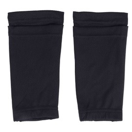 Ahvqevn 2 Pairs Soccer Leg Guards Socks Soccer Leg Guards Sleeve Shin Pad Holder for Kickball Running Cycling S