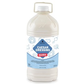 Dependable Food Caesar Dressing - 1 Gallon - Rich, Creamy, Tangy Flavor - Bulk Bottle