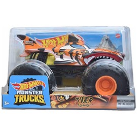 Hot Wheels Monster Trucks Tiger Shark, 1:24 Scale die cast