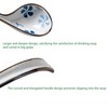 Premium Japanese Ceramic Soup Spoons - Set of 4 Hand-Crafted