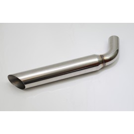 All Out Fab SINGLE CURVED BLAST PIPE 3" INLET 4" OUTLET BLASTPIPE  BOSOZOKU