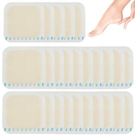 Pack of 25 Heel, Hydrocolloid Plasters Set for Heel, Toes and Feet, Friction Pain Toes, 5 cm x 5 cm