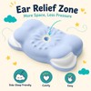 Memory Foam Cervical Pillow with Ear Relief Zone for Side