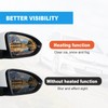 Vrasly Passenger Right Side Heated Mirror Glass Compatible With Volkswagen