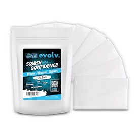 EVOLV Premium Nylon Tea Filter Extraction Press Bags | 2" x 3" | 90u | 100 Pack