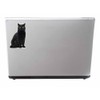 2 x 10cm Black Cat Vinyl Sticker Decal Laptop Tablet