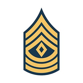 fagraphix E-8 First Sergeant Insignia Sticker Decal Vinyl United States Army FA Vinyl - 3.00 Wide