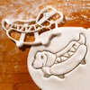 BAKERLOGY Sausage Dog Cookie Cutter (Dachshund) - Detailed Biscuit Cutter