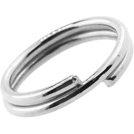 Mandala Crafts - Juego de anillos de doble salto de acero inoxidable de 6 mm para hacer joyas, 1280 piezas de pequeños llaveros divididos para manualidades, llaveros y accesorios