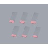 松浪 glassmaking Industrial APS Coat Slide Glass Pink 100 Sheets
