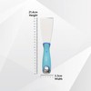 Axus Decor AXU/SCRB15 Pro-Strip Stainless Steel HD Scraper, Blue, 1.5"
