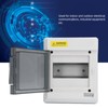 6 Way Distribution Protection Box, IP66 DIN Rail Waterproof Transparent