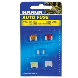 Narva Micro Blade Fuse, Assortment (Pack of 5)