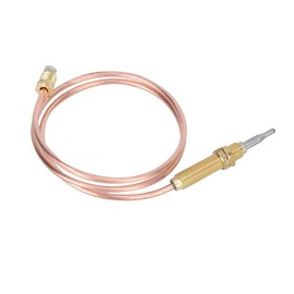 Thread Thermocouple, Gas Thermocouple, with M8 Tip and Nut Stable Connection Fast Response Speed Convenient for Brazier for Gas Heater for Oven for Water Heater