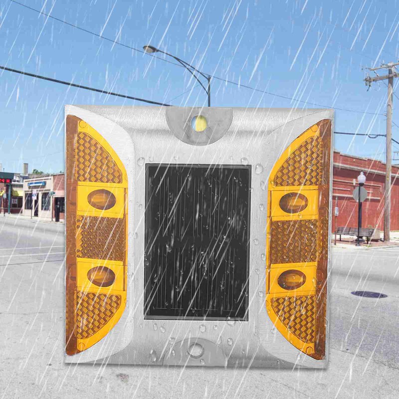 Casting Aluminum Road Stud Light Outdoor Solar Powered Lamp for