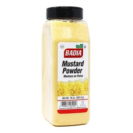 Badia Mustard Powder 16 oz – Versatile Ground Yellow Mustard – Gluten Free, Kosher, MSG Free