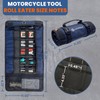 Tool Roll Organizer with Stand-up Baffle,1680D PVC Motorcycle Tool Roll
