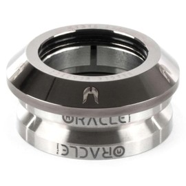 Ethic Full Integrated Headset 1 1/8 Inch Stunt Scooter / BMX Children's Scooter Headset Bearing + Fantic26 Sticker (Black Chrome)