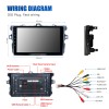 JOYINCAR Apple Carplay For Toyota Corolla Android 13 Car Stereo