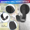 Guojanfon 2 Pack Magnetic Wreath Hanger, Heavy Duty Magnets with