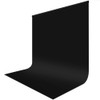 FotoFoto Background, Black Fabric, 6.6 x 16.6 ft (2 x