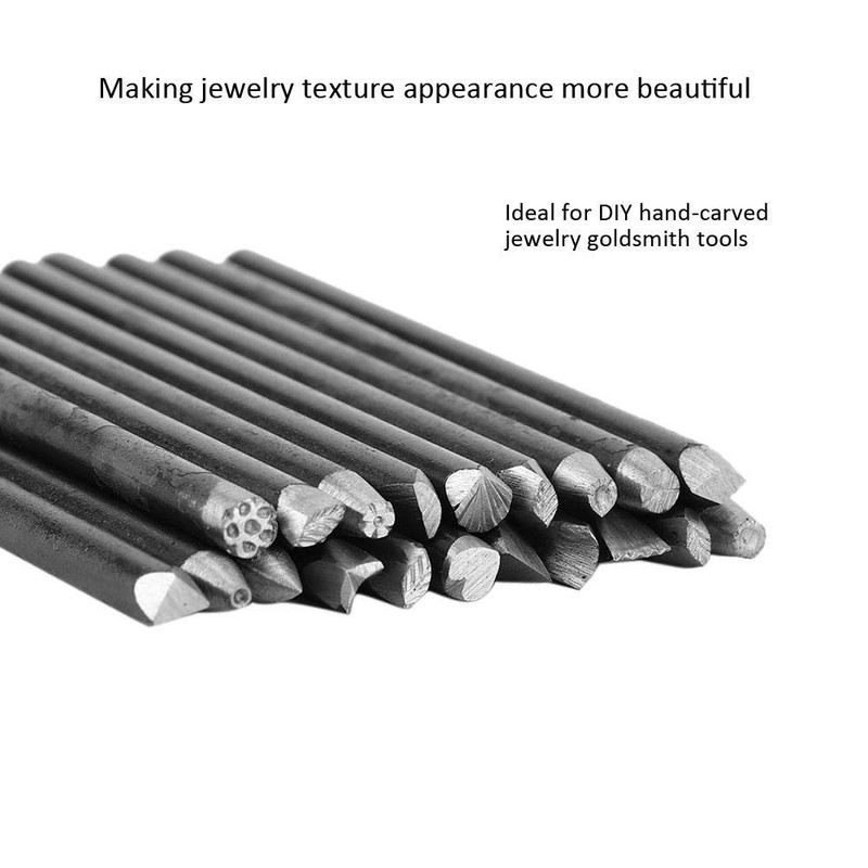 Metal Anvil Chisel, Punch Stamp Mold, Equipment Kit for Jewelry