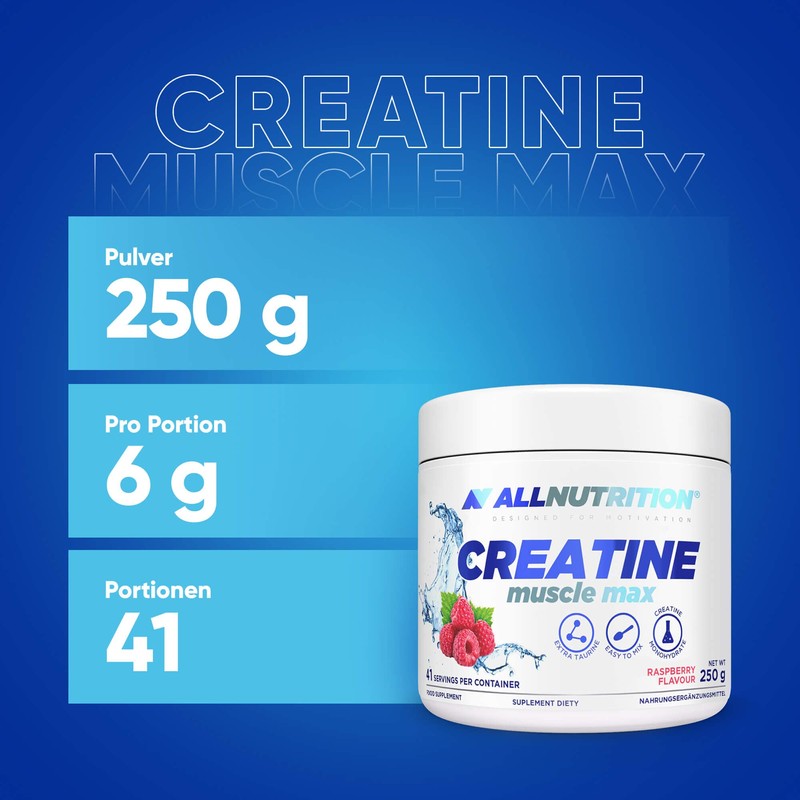 ALLNUTRITION Creatine Muscle Max Dietary Supplement - Creatine Monohydrate with