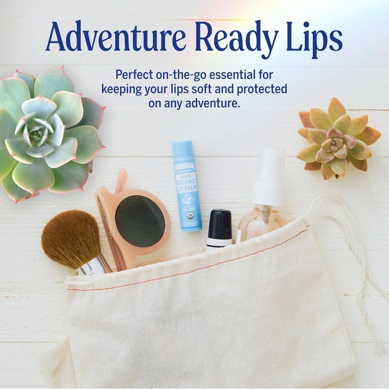 Dr. Bronner's | Bálsamo labial orgánico, pack surtido con 4