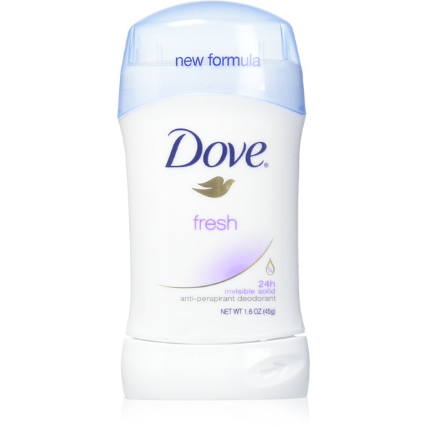 Dove Deodorant 1.6 Ounce Invisible Solid Fresh (47ml) (6 Pack)