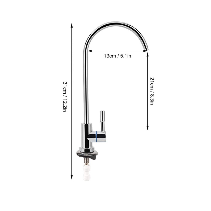 Durable Filter Faucet, RO Water Faucet Reverse Osmosis Purifier Drinking