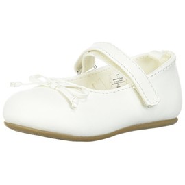 Baby Deer Girls' Skimmer Mary Jane Flat, Ivory, 9 Child US Toddler