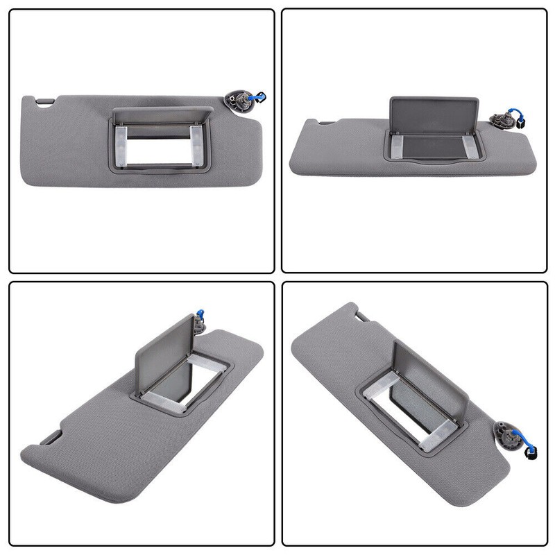 menbager For 2017-2021 Honda Pilot Sun Visor Shade Right Gray