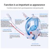 Snorkel Mask,Full face Diving mask,Double Tube Breath Separation,Anti Fog Anti