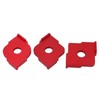 3PCS Radius Jig Router Template Handheld Aluminum Alloy Rust Proof