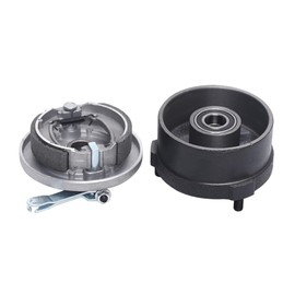 KONKENIE Left & Right Brake Drum Assembly Front Brake Drum Housing Wheel Hub with Brake Fit For 50cc 70cc 90cc 110cc 125cc ATV Quad 4 Wheeler Go Kart Dune Buggy