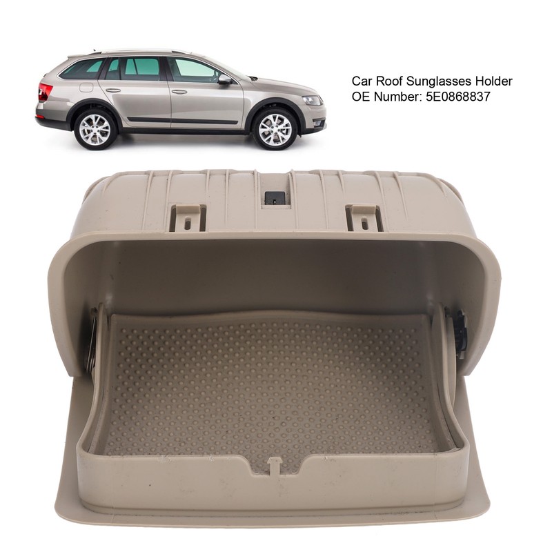 Car Roof Sunglasses Storage Box 5E0868837 Dust Proof Sunglasses Holder