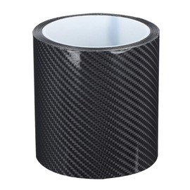 Car Door Edge Protector Black Carbon Protective Film Car Door Edge Protector Anti-Scratch Sticker (10 cm x 3 Metres)