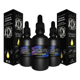Serum Jye Crecimiento Cabello Y Barba 3 Piezas 150 Ml