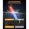 Red Blue Emergency Strobe Grille Lights 8pcs 12 LED Sync