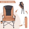 Camping Chairs for Adults, Adjustable Backrest Heavy Duty Oversized Folding