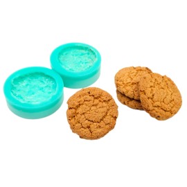 Oatmeal cookie silicone mold, Cookies silicone mold, candle dessert mold, Soap making silicone mold slime molds NS009