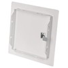 150x150mm / 6x6 inch White Metal Access Panel with Key
